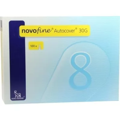 NOVOFINE Autocover-kanyler 8 mm 30 G, 100 stk NOVOFINE Autocover-kanyler 8 mm 30 G, 100 stk