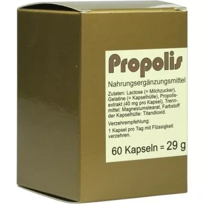 PROPOLIS KAPSLER, 60 stk PROPOLIS KAPSLER, 60 stk