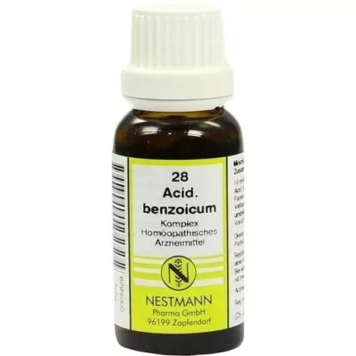 ACIDUM BENZOICUM KOMPLEX No.28 Fortynning, 20 ml