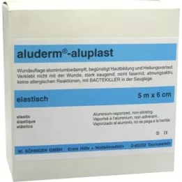 ALUDERM aluplast Wundverb.Pfl.6 cmx5 m strikk, 1 stk