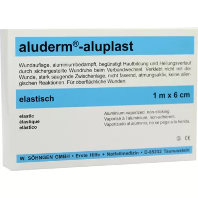 ALUDERM aluplast Wundverb.Pfl.6 cmx1 m stall, 1 stk