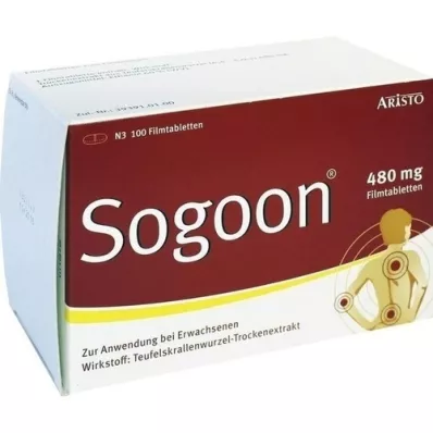 SOGOON 480 mg filmdrasjerte tabletter, 100 stk SOGOON 480 mg filmdrasjerte tabletter, 100 stk
