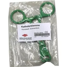 KATHETERKLEMME sakseformet plast, 1 stk