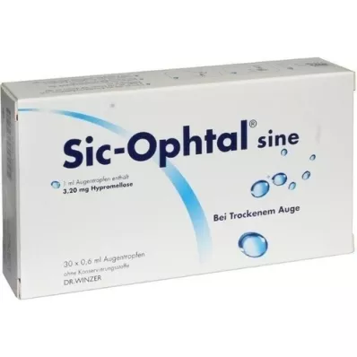 SIC OPHTAL synet ditt Øyedråper, 30X0,6 ml SIC OPHTAL synet ditt Øyedråper, 30X0,6 ml