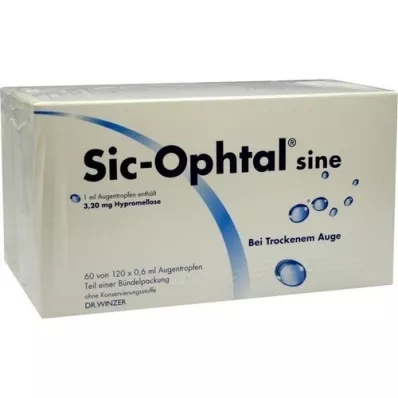 SIC OPHTAL synet ditt Øyedråper, 120X0,6 ml SIC OPHTAL synet ditt Øyedråper, 120X0,6 ml