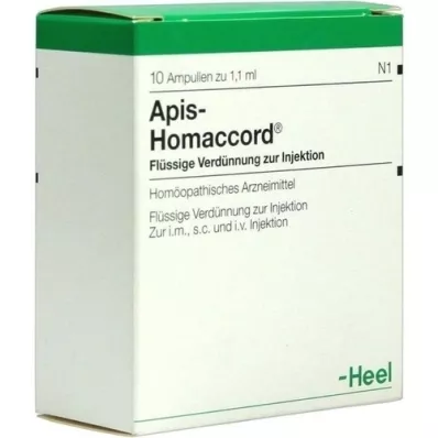 APIS HOMACCORD Ampuller, 10 stk APIS HOMACCORD Ampuller, 10 stk