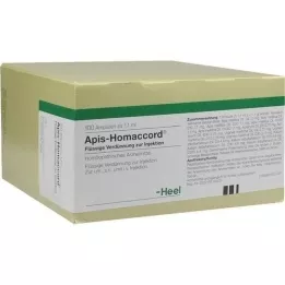 APIS HOMACCORD Ampuller, 100 stk