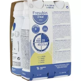 FRESUBIN 2 kcal DRINK Vaniljedrikkeflaske, 4X200 ml