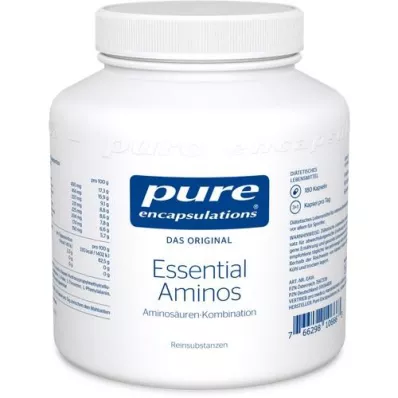 PURE ENCAPSULATIONS Essential Aminos kapsler, 180 stk PURE ENCAPSULATIONS Essential Aminos kapsler, 180 stk