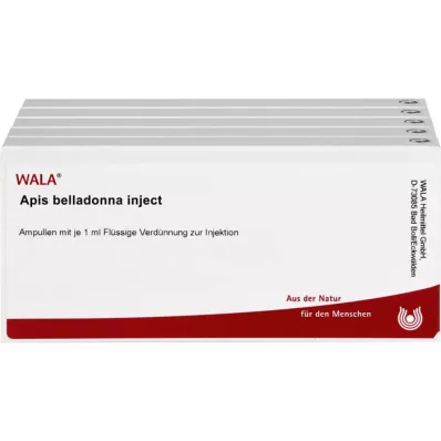 APIS BELLADONNA Injiser ampuller, 50X1 ml APIS BELLADONNA Injiser ampuller, 50X1 ml