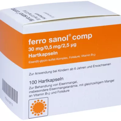 FERRO SANOL komp.Hartkaps.m.msr.überz.Pellets, 100 stk FERRO SANOL komp.Hartkaps.m.msr.überz.Pellets, 100 stk