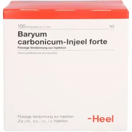BARYUM carbonicum Injeel forte ampuller, 100 stk