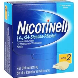 NICOTINELL 14 mg/24 timers plaster 35 mg, 21 stk