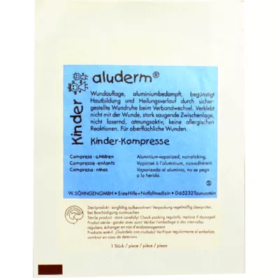 ALUDERM Barnekompresser 6x6 cm, 1 stk ALUDERM Barnekompresser 6x6 cm, 1 stk