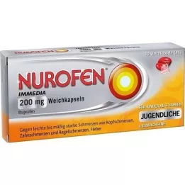 NUROFEN Immedia 200 mg myke kapsler, 10 stk