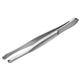 ApoLine pinsett, avrundet 8 cm forkrommet, 1 stk