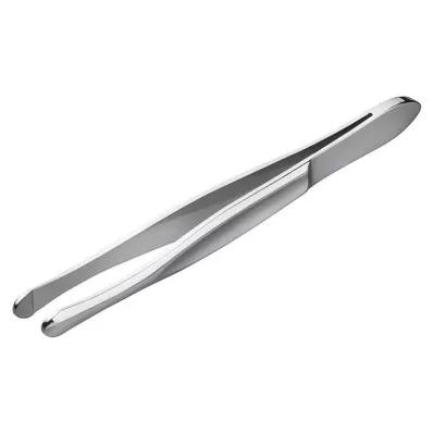 ApoLine pinsett, avrundet 8 cm forkrommet, 1 stk