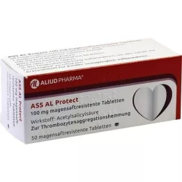 ASS AL Protect 100 mg magesafttabletter, 50 stk