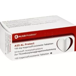 ASS AL Protect 100 mg magesafttabletter, 100 stk