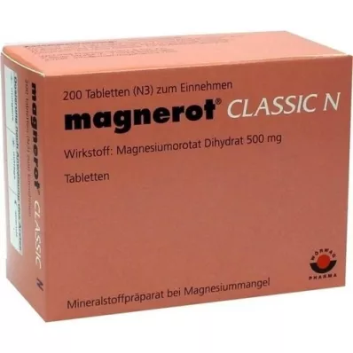 MAGNEROT CLASSIC N tabletter, 200 stk MAGNEROT CLASSIC N tabletter, 200 stk