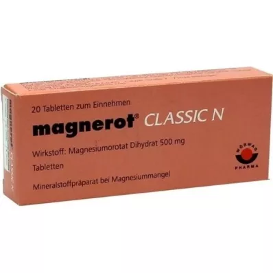 MAGNEROT CLASSIC N tabletter, 20 stk MAGNEROT CLASSIC N tabletter, 20 stk