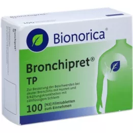 BRONCHIPRET TP Filmdrasjerte tabletter, 100 stk