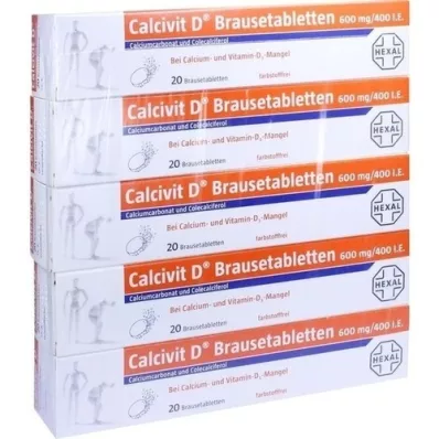 CALCIVIT D brusetabletter, 100 stk CALCIVIT D brusetabletter, 100 stk