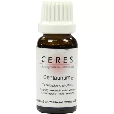 CERES Centaurium mor tinktur, 20 ml CERES Centaurium mor tinktur, 20 ml