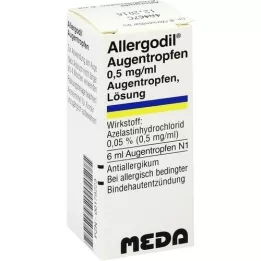 ALLERGODIL Øyedråper, 6 ml