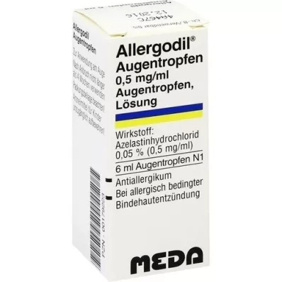 ALLERGODIL Øyedråper, 6 ml ALLERGODIL Øyedråper, 6 ml