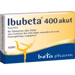 IBUBETA 400 akutte filmdrasjerte tabletter, 10 stk