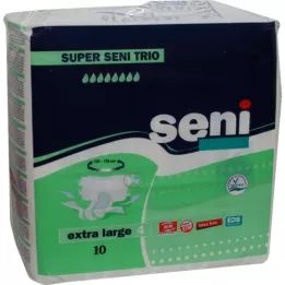 SUPER SENI Trio inkontinensbukse størrelse 4 XL, 10 stk