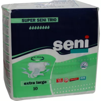 SUPER SENI Trio inkontinensbukse størrelse 4 XL, 10 stk SUPER SENI Trio inkontinensbukse størrelse 4 XL, 10 stk