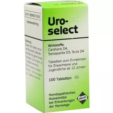 UROSELECT Tabletter, 100 stk UROSELECT Tabletter, 100 stk
