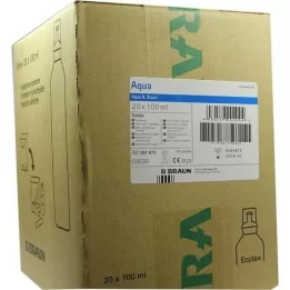 AQUA B.Braun skylleløsning Ecolav, 20X100 ml