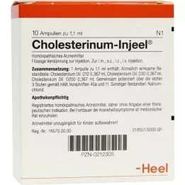 CHOLESTERINUM INJEEL Ampuller, 10 stk