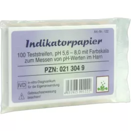 INDIKATORPAPIER Teststrimler, 100 stk