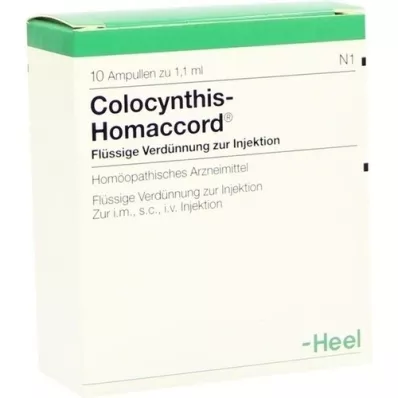 COLOCYNTHIS HOMACCORD Ampuller, 10 stk COLOCYNTHIS HOMACCORD Ampuller, 10 stk