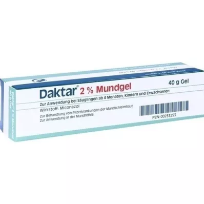 DAKTAR 2 % munngelé, 40 g DAKTAR 2 % munngelé, 40 g