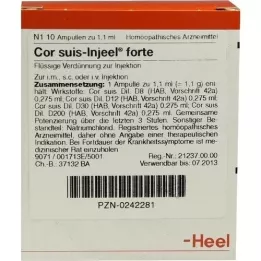COR SUIS Injeel forte ampuller, 10 stk