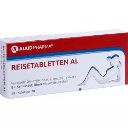 REISETABLETTEN AL, 20 stk
