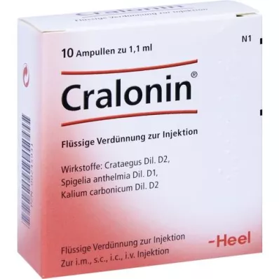 CRALONIN Ampuller, 10 stk CRALONIN Ampuller, 10 stk