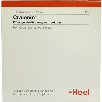 CRALONIN Ampuller, 100 stk CRALONIN Ampuller, 100 stk