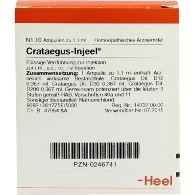 CRATAEGUS INJEEL Ampuller, 10 stk