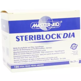 STERIBLOCK DIA 25x86 mm kompresjonsgips hvit, 100 stk
