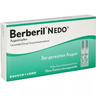 BERBERIL N EDO øyedråper, 10X0,5 ml
