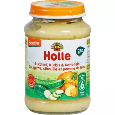 HOLLE Zucchini og gresskar med poteter, 190 g