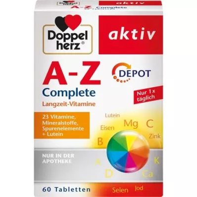 DOPPELHERZ A-Z Depottabletter, 60 stk DOPPELHERZ A-Z Depottabletter, 60 stk