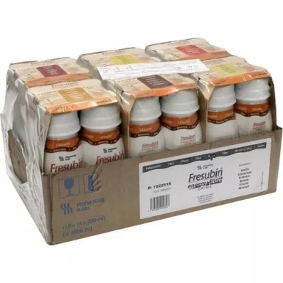 FRESUBIN ENERGY Fiber DRINK Blandet papp drikke fl.6X4X200ml FRESUBIN ENERGY Fiber DRINK Blandet papp drikke fl.6X4X200ml