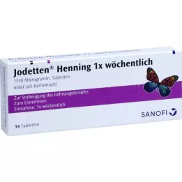 JODETTEN Henning 1x ukentlige tabletter, 14 stk